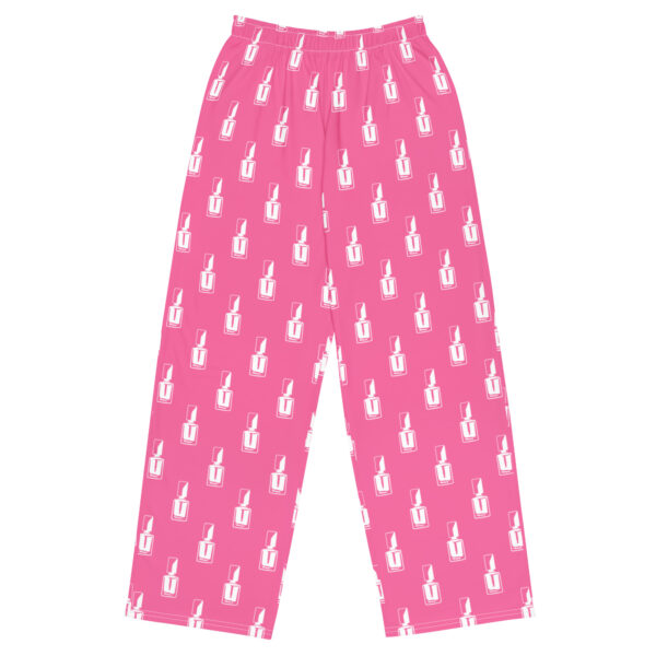 Unisex-Hose mit weiten Beinen “Nail Polish” White