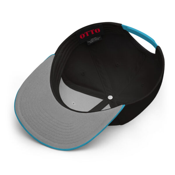Snapback-Cap Blue lettering “Ich mach”