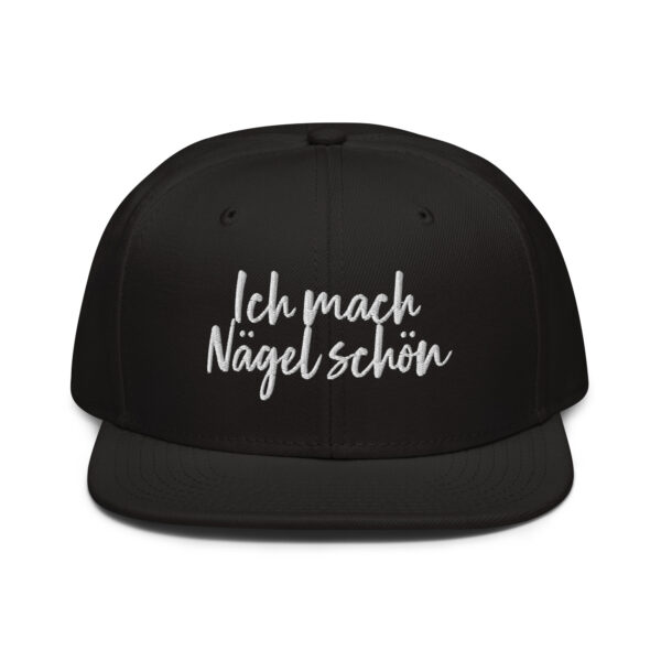 Snapback-Cap “Ich mach” White lettering