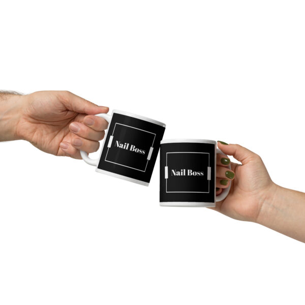 Tasse White lettering “Nail Boss”
