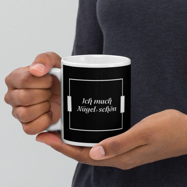 Tasse White lettering ” Ich mach”