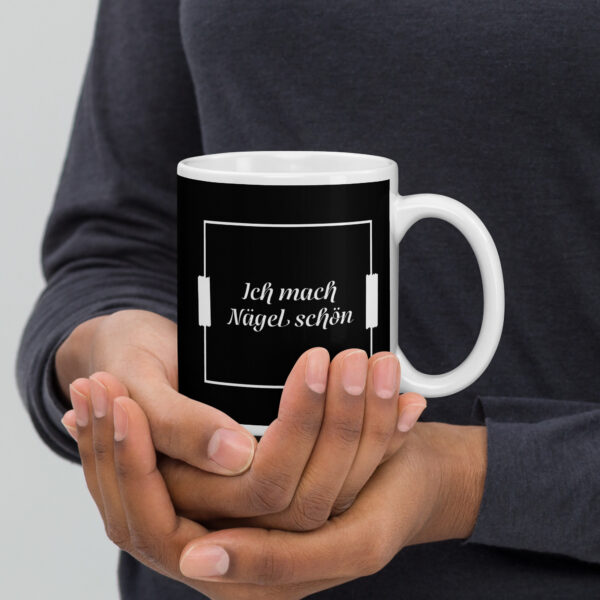 Tasse White lettering ” Ich mach”
