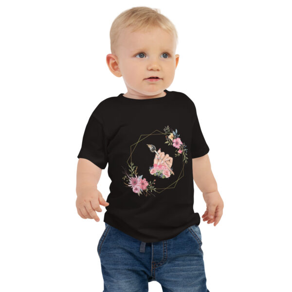 Kurzärmeliges Baby-Jersey-T-Shirt “Nailtech”