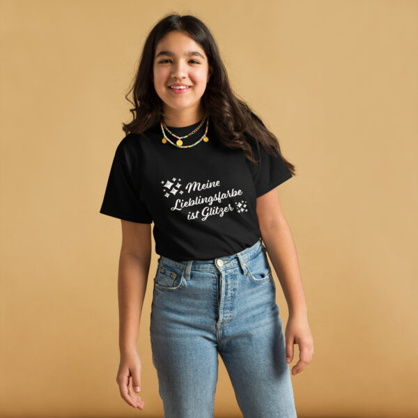 Klassisches T-Shirt für Teens “Glitzer”