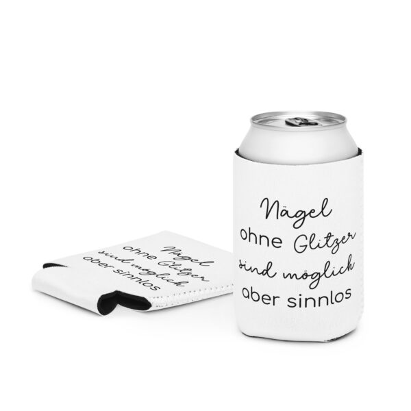 Dosenkühler “Glitzer-white”